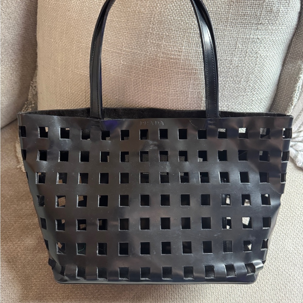 Vintage Prada Black Tote